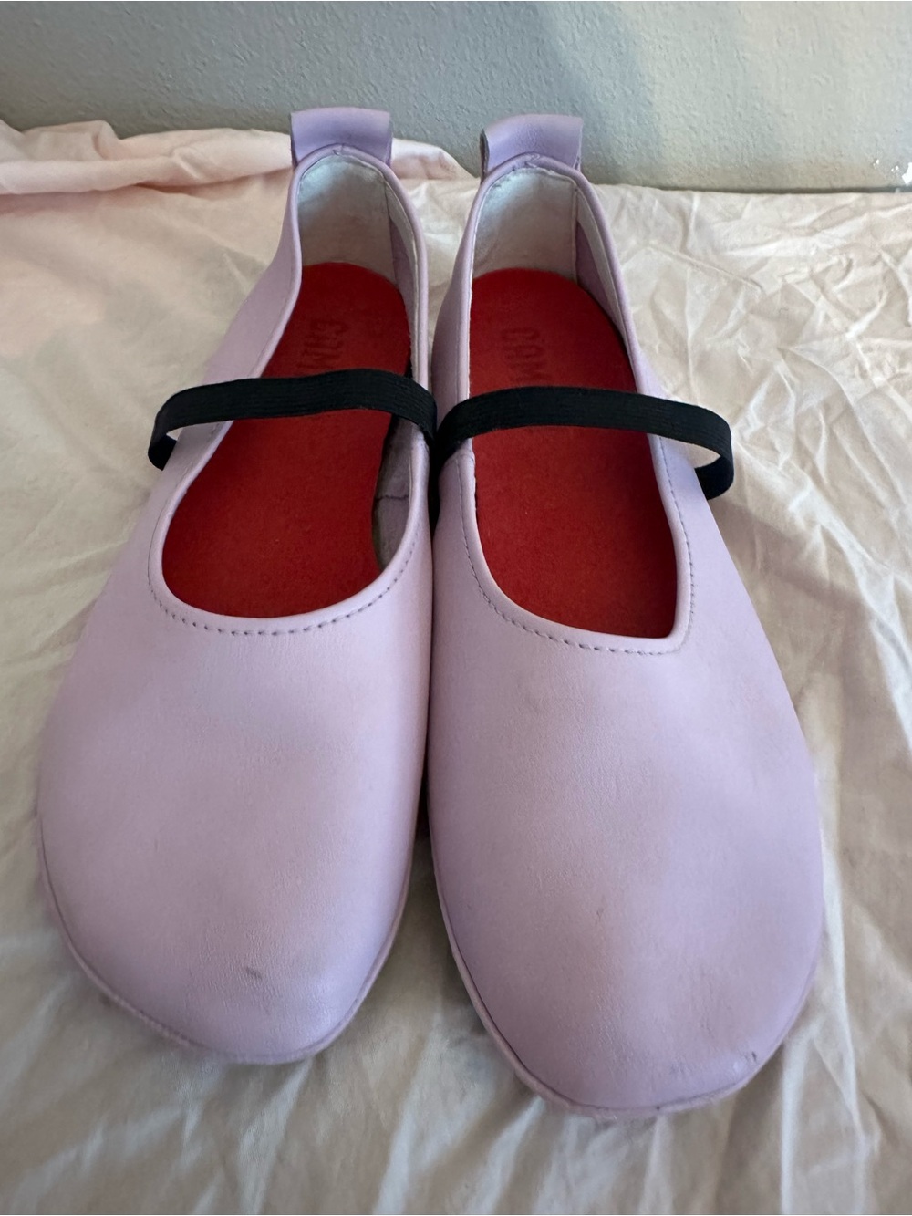Camper Right Nina flat, pastel purple, size 39